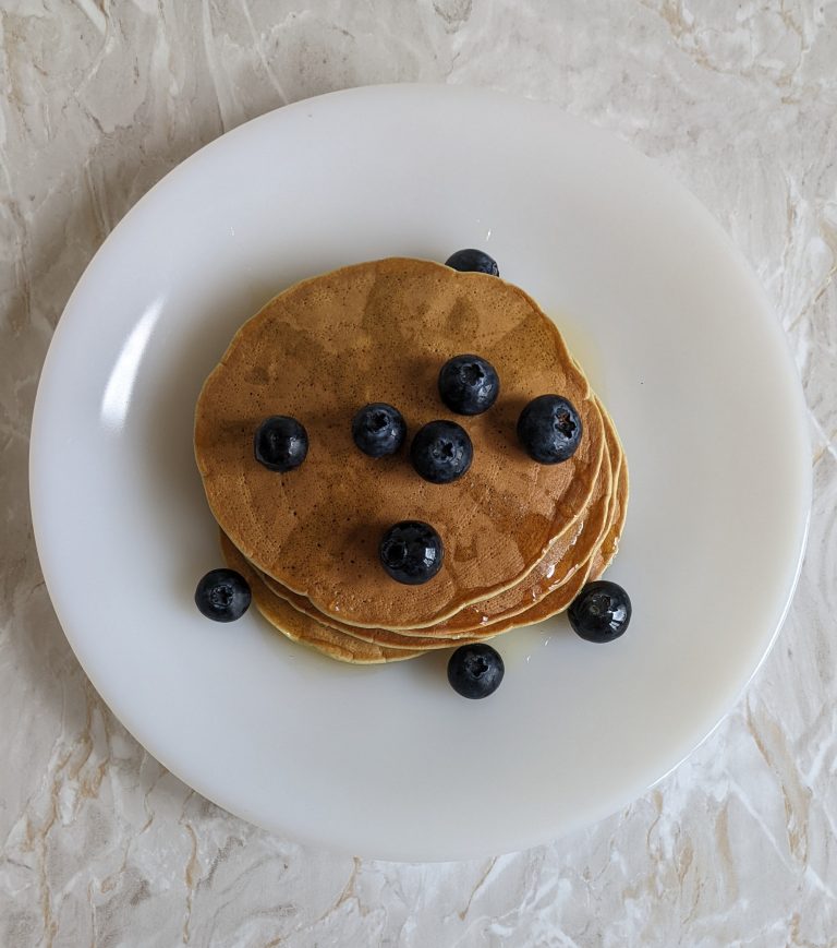 Moringa Powder & Vanilla Pancakes – Eggless Pancakes – Vegan Pancakes – Vegetarian Recipes UK