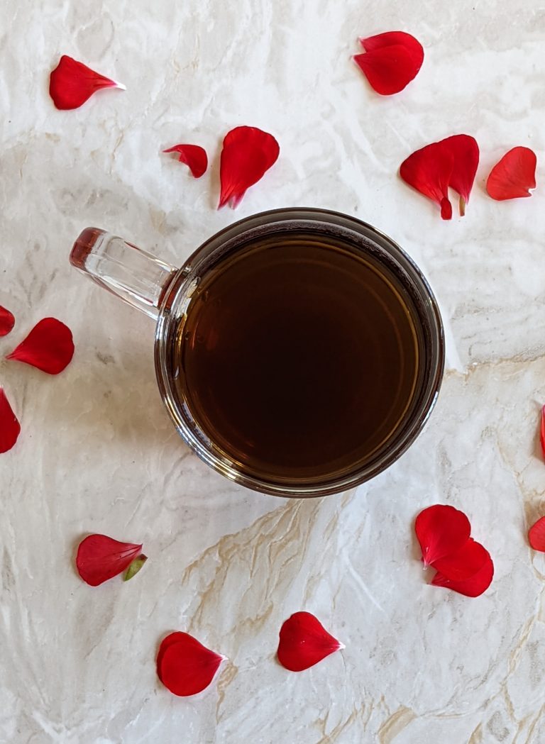 How to Make Calming Rose Tea from Loose Rose Tea Leaves