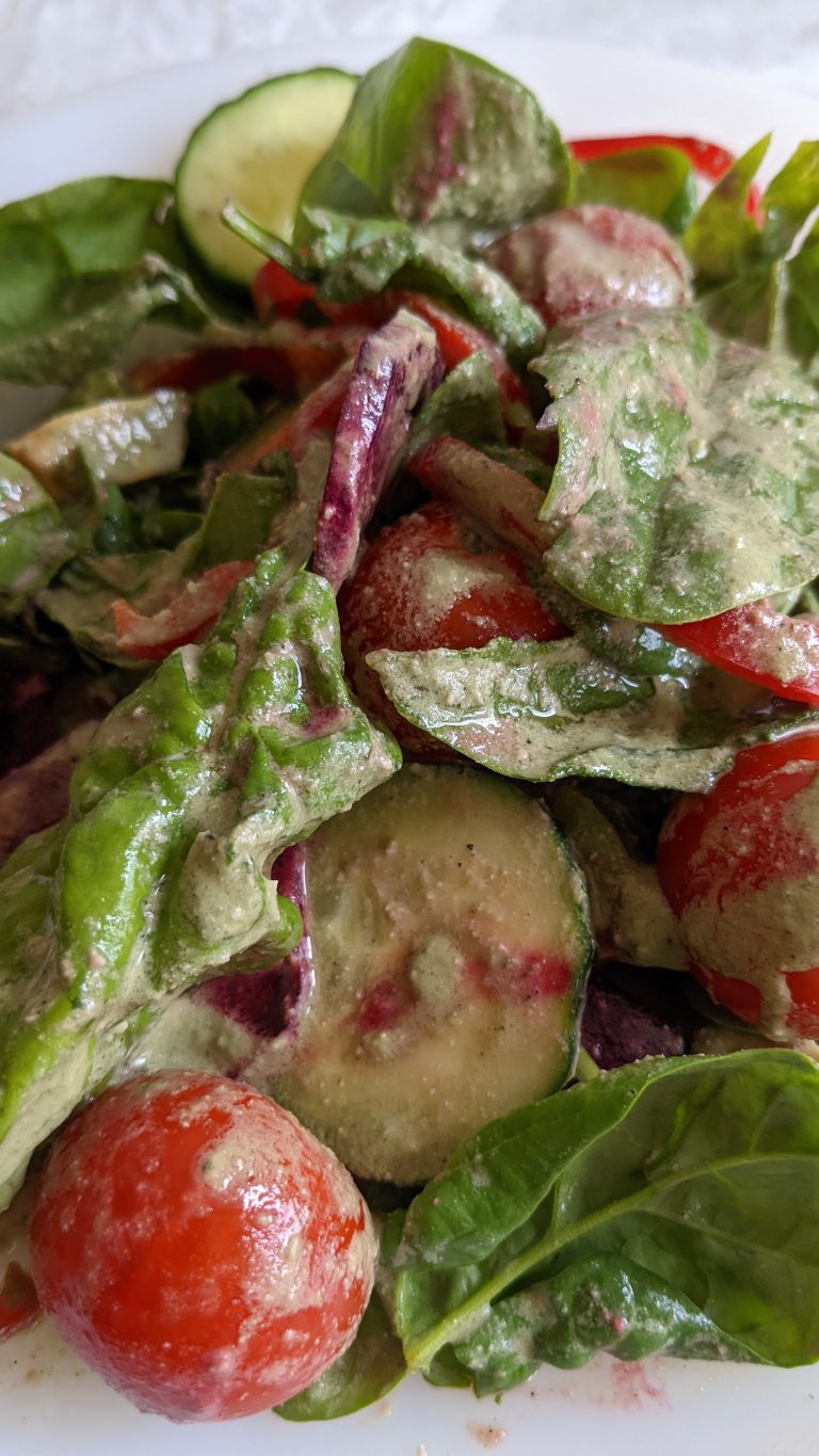 Easy Vegan Sunflower Seed Pumpkin Seed Salad Dressing – Vegan and Vegetarian Salad Dressing Recipes – Easy Salad Recipes