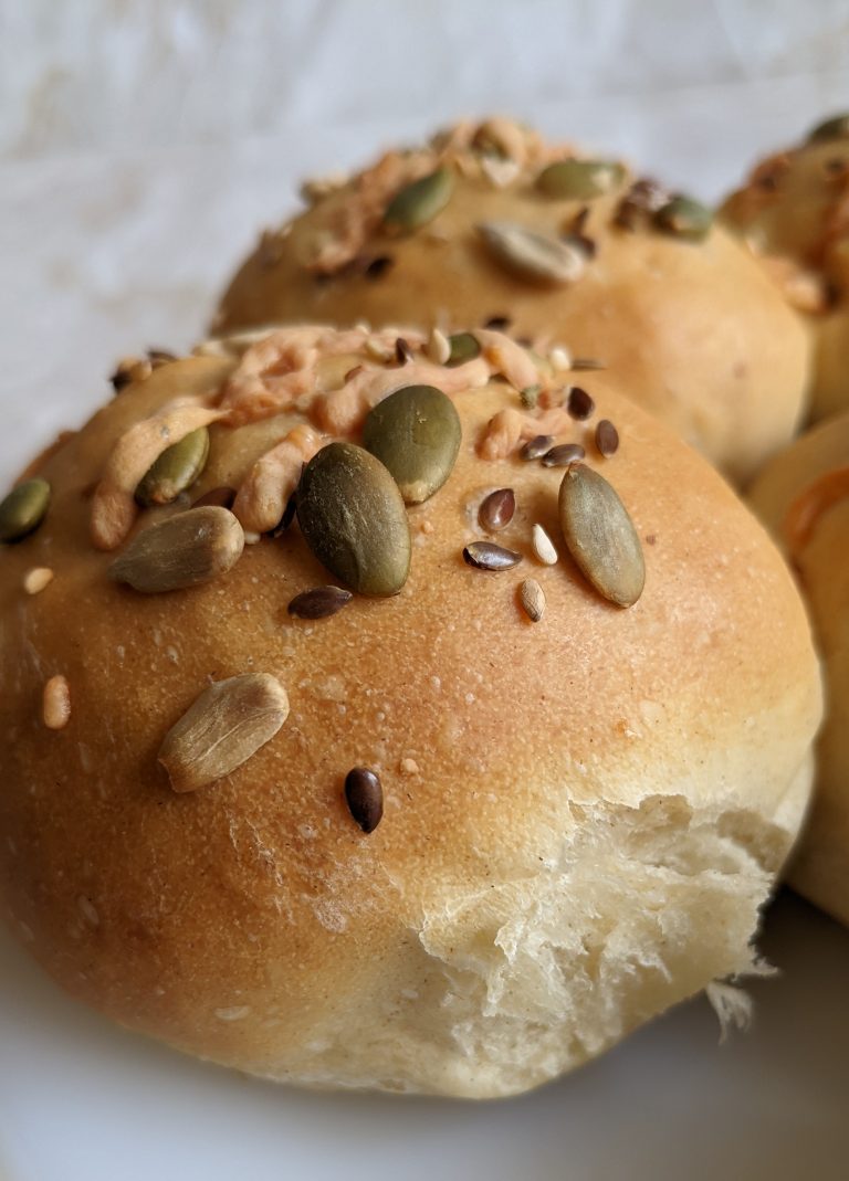 Sunflower Seed Pumpkin Seeds Flax Seeds (Linseed) Sesame Seed Cheesy Tear and Share Bread – Baking Bread Recipes