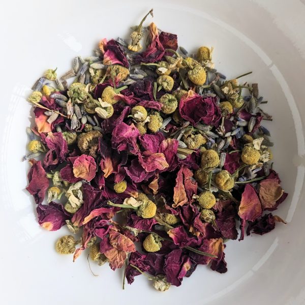 rose-chamomile-lavender-loose-leaf-tea-50g-no-caffeine-herbal-tea-sleep-well-herbal-tea-relax-and-calm-your-senses