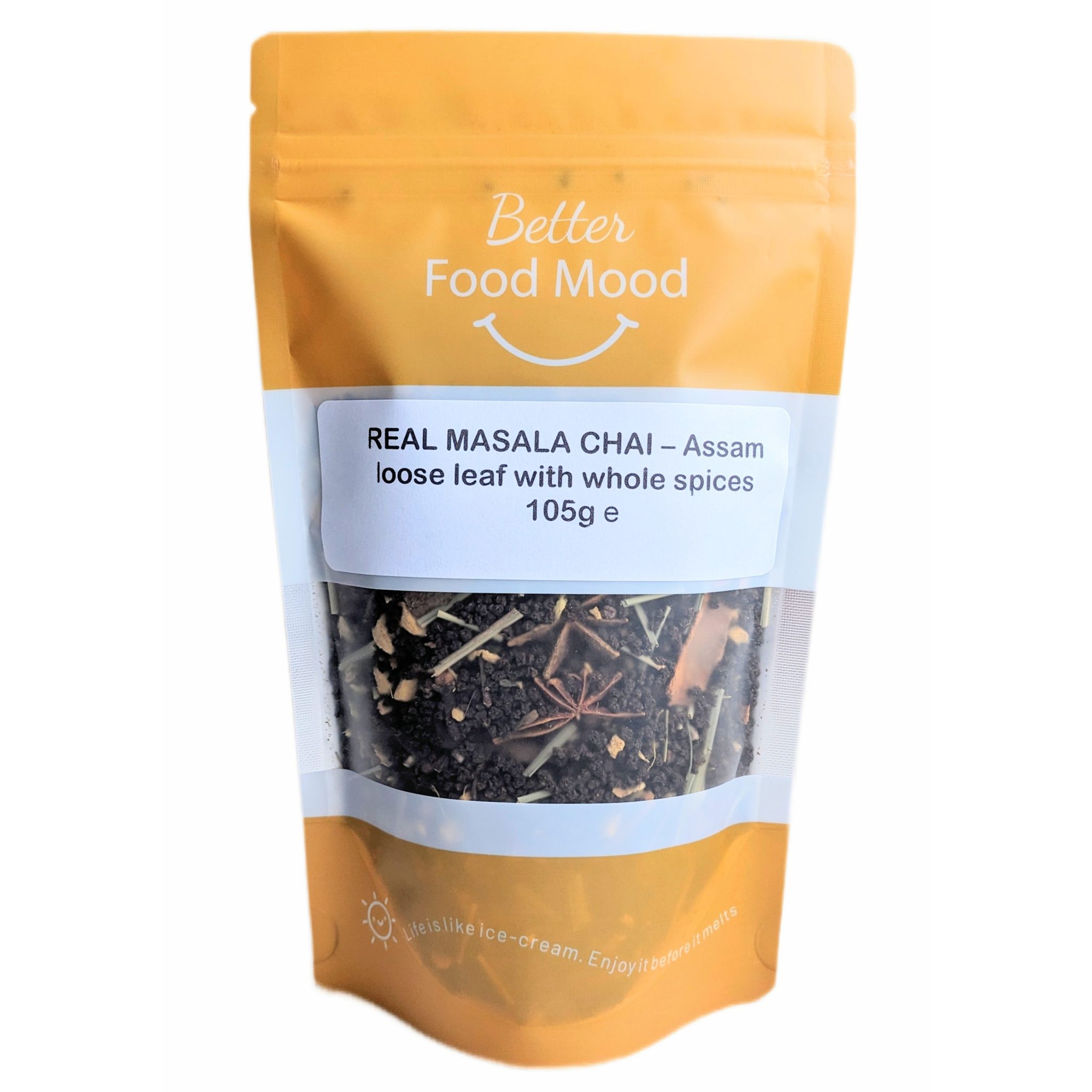 Real Masala Chai Loose Leaf Tea 105g | 26 Cups – Better Food Mood